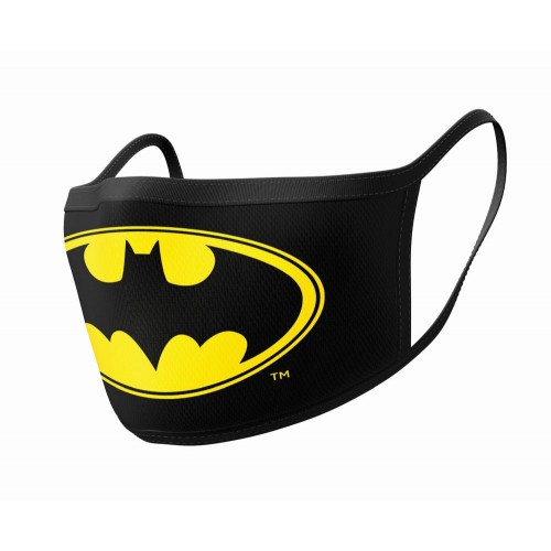 Pyramid DC: Batman (Logo) Mask - 2Pack Face Covers (GP85554)