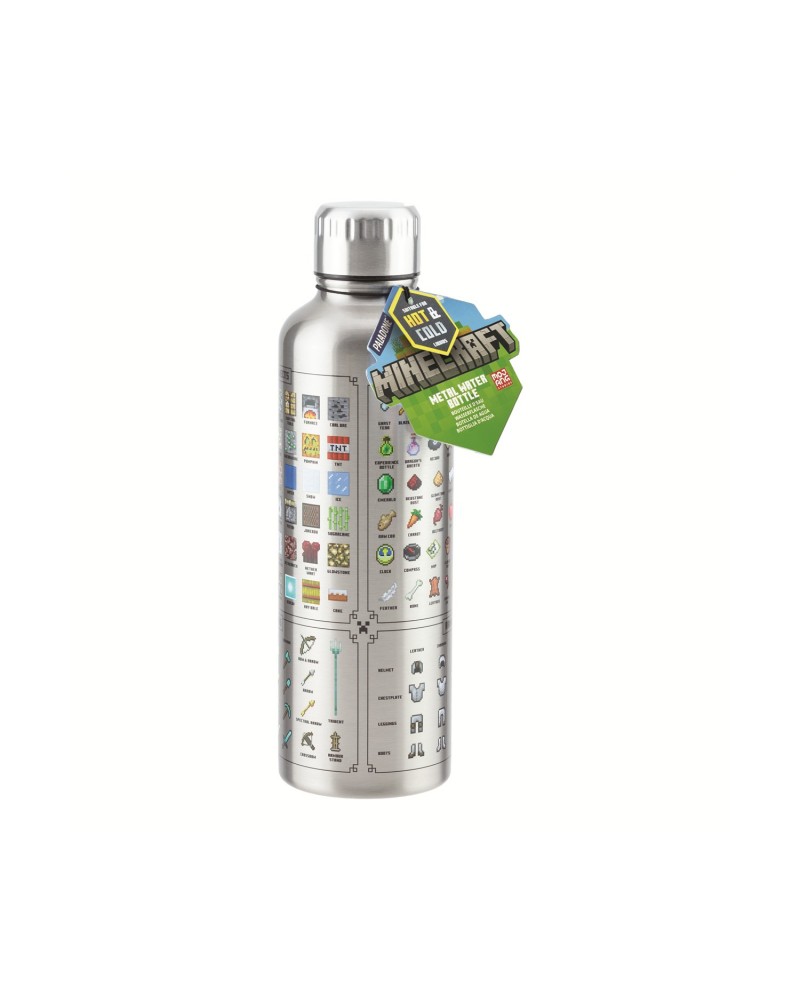 Paladone Minecraft Metal Water Bottle (500ml) (PP7995MCFV3)