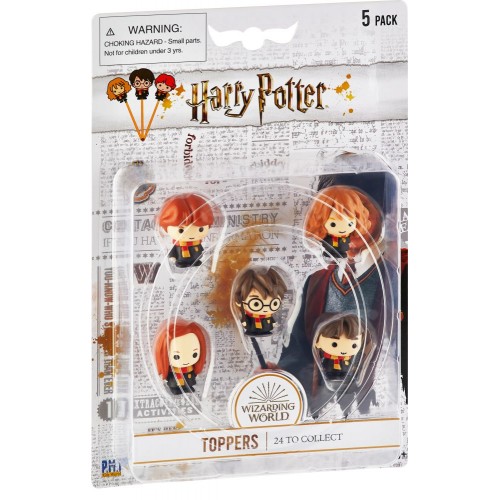 P.M.I. Harry Potter Pencil Toppers - 5 Pack (S1) (Random) (HP2040)