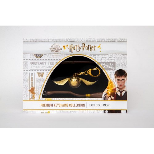 P.M.I. Harry Potter Premium Keychains Collection- 3 Pack Deluxe Box (Random) (HP8350)