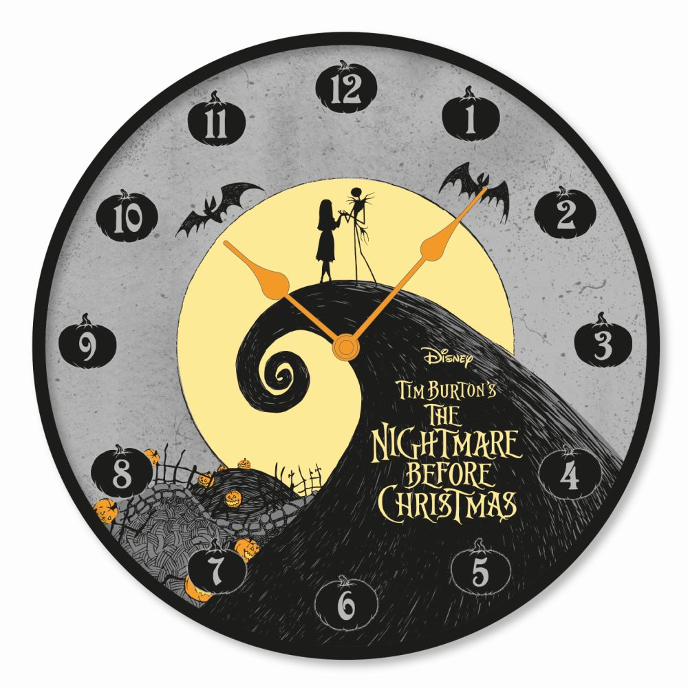 Pyramid Disney: The Nightmare Before Christmas - Jack  Sally Wall Clock (GP85873)