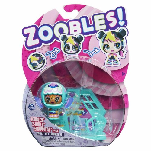Spin Master Zoobles!: Z-Girlz  Happitat - Green Fish Girl Figure (1-Pack) (20134942)