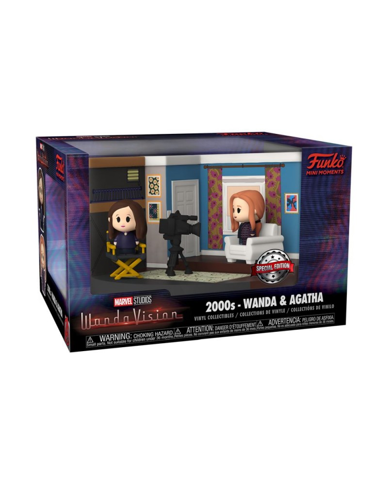 Funko Pop! Mini Moments: WandaVision - 2000s - Wanda and Agatha (Special Edition) Vinyl Collectibles