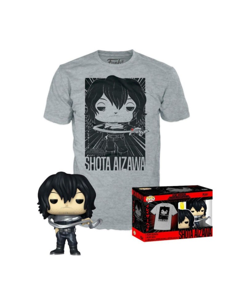 Funko Pop!  Tee (Adult): My Hero Academia - Shota Aizawa Vinyl Figure  T-Shirt (M)