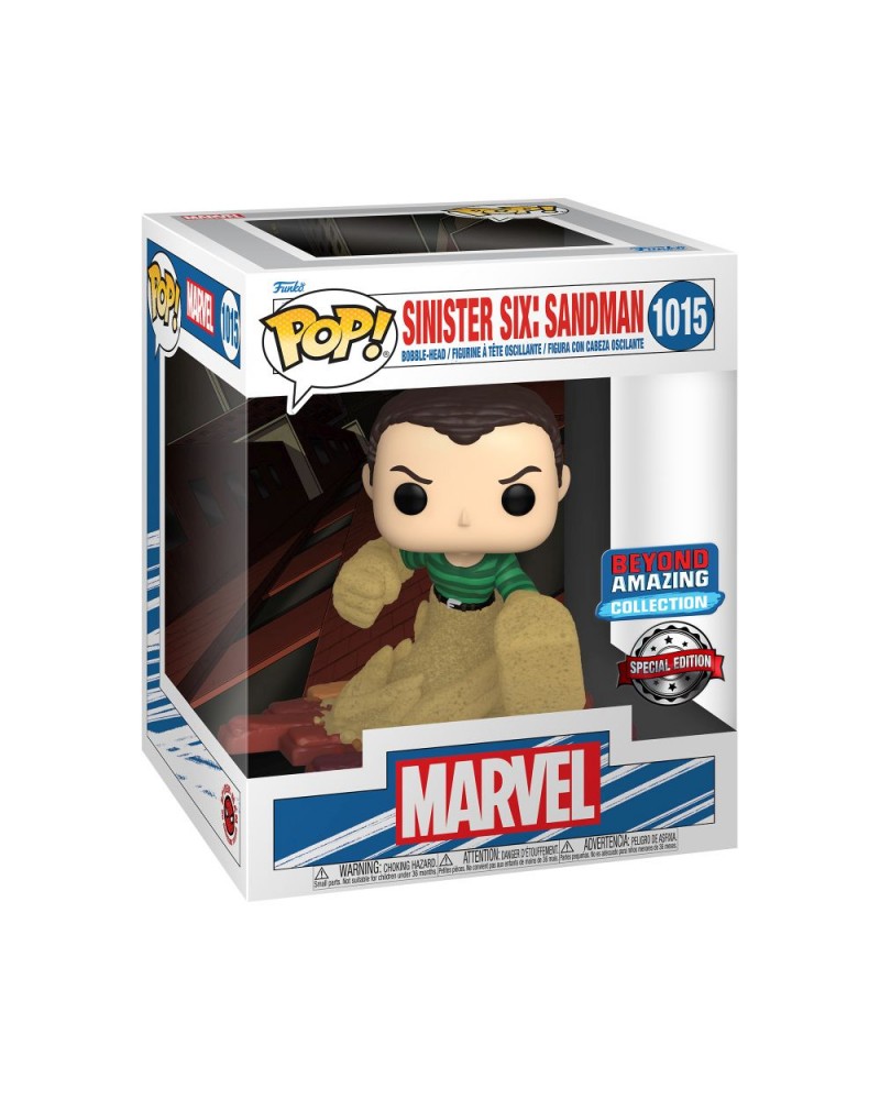 Funko Pop! Deluxe: Marvel Sinister Six: Sandman (Amazon Exclusive) #1015 Bobble-Head Vinyl Figure