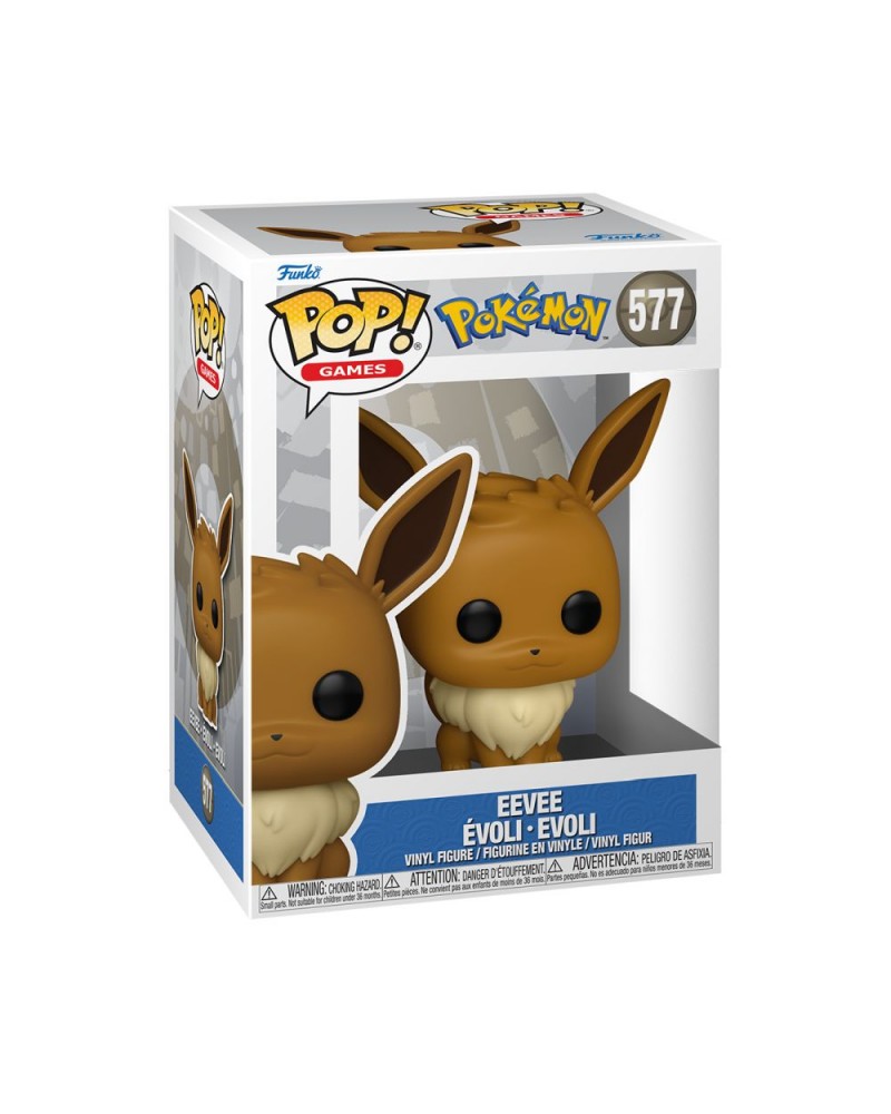 Funko Pop! Games: Pokemon - Eevee Evoli Evoli #577 Vinyl Figure