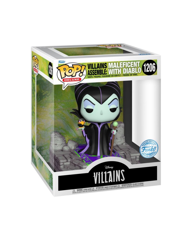 Funko Pop! Deluxe: Disney Villains - Assemble Maleficent with Diablo (Special Edition) #1206 Vinyl Figure