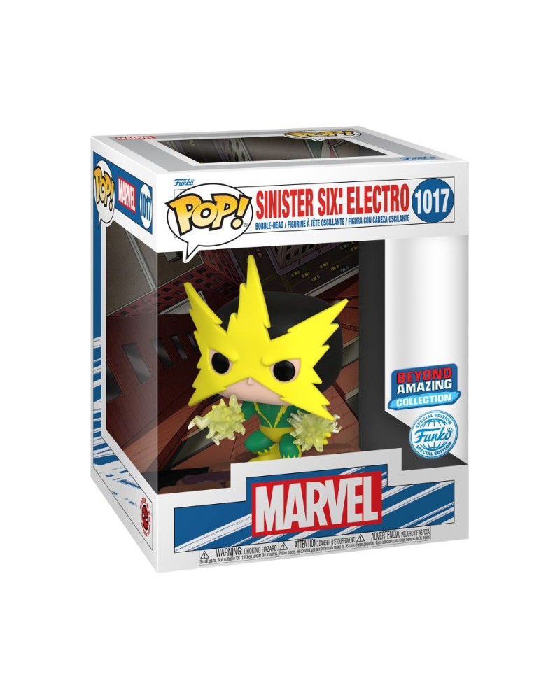 Funko Pop! Deluxe Marvel: Beyond Amazing - Sinister Six: Electro (Special Edition) #1017 Bobble-Head Vinyl Figure