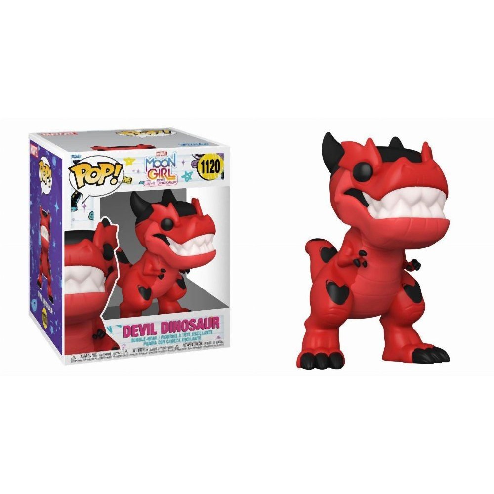 Funko Pop! Super Marvel: Moon Girl  Devil Dinosaur S1 - Devil Dinosaur #1120 Bobble-Head Vinyl Figure (6)
