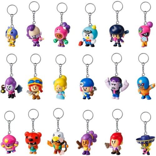 P.M.I. Brawl Stars Figural Keychain - 1 Pack (S1) (Random) (BRW8010)