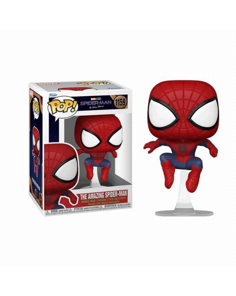 Funko Pop! Marvel: Spider-Man No Way Home - The Amazing Spider Man (Leaping) #1159 Bobble-Head Vinyl Figure