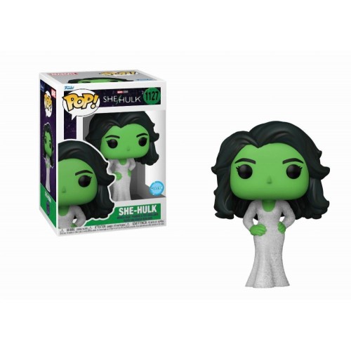 Funko Pop! Marvel: She-Hulk - She-Hulk (Glitter) #1127 Bobble-Head Vinyl Figure