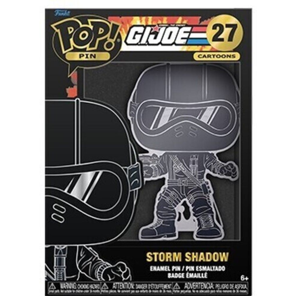 Funko Pop! Cartoons Pin: GI Joe - Snake Eyes* #27 Large Enamel Pin (GIJPP0006)