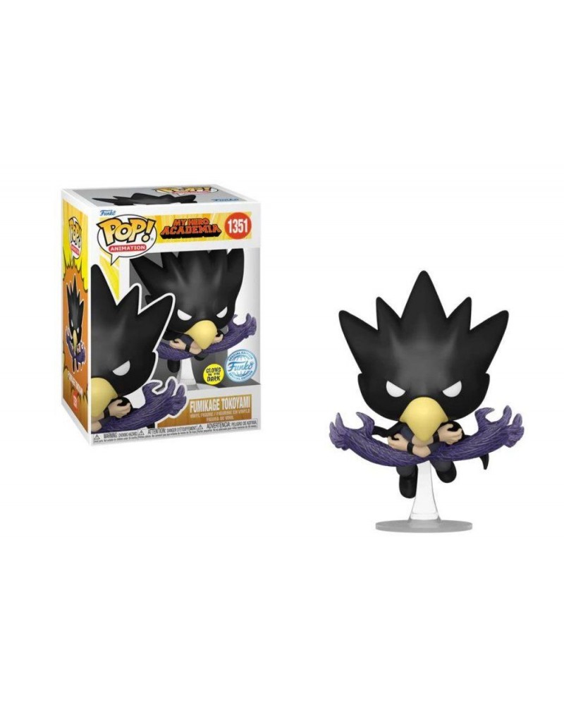 Funko Pop! Animation: My Hero Academia S10 - Fumikage Tokoyami (FA) (Glows in the Dark) (Special Edition) #1351 Vinyl Figure