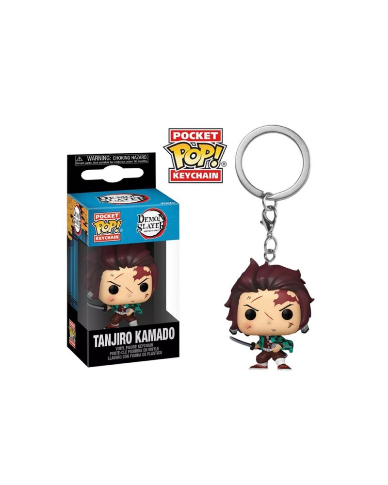Funko Pocket Pop!: Demon Slayer S2 - Tanjiro Kamado (Bloody) Vinyl Figure Keychain