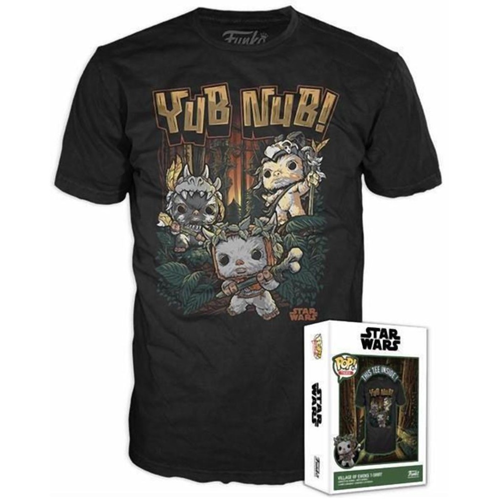 Funko Boxed Tees: Disney Star Wars Return of the Jedi - Village of Ewoks (M)