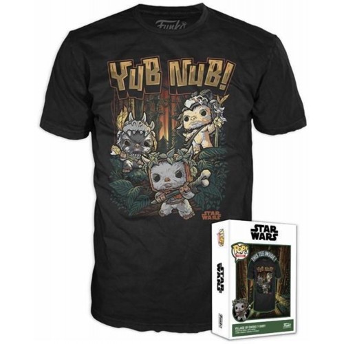 Funko Boxed Tees: Disney Star Wars Return of the Jedi - Village of Ewoks (XL)