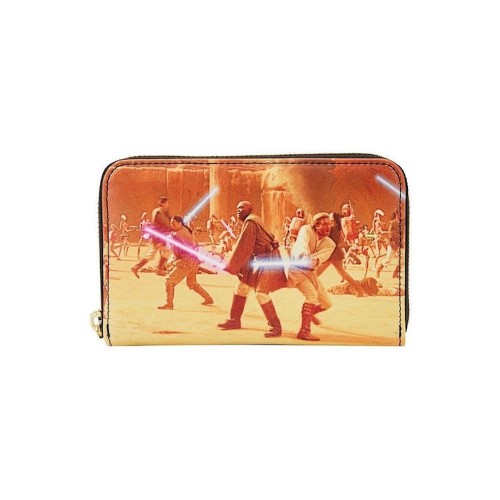 Loungefly Disney Star Wars - Episode Two Attack of the Clones Scene Zip Around Wallet (STWA0238)