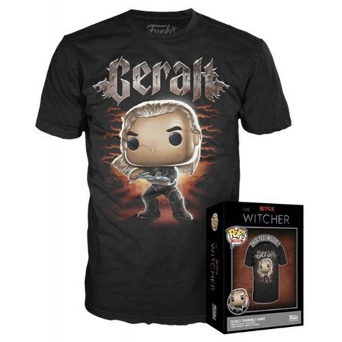 Funko Boxed Tees: The Witcher - Geralt Training (L)