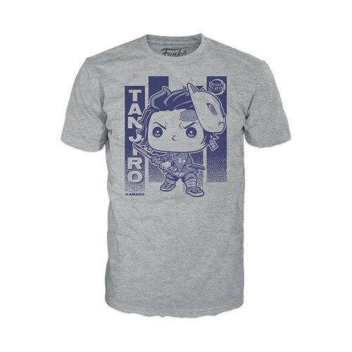 Funko Boxed Tee: Demon Sleyer - Tanjiro with Wisteria (XL)