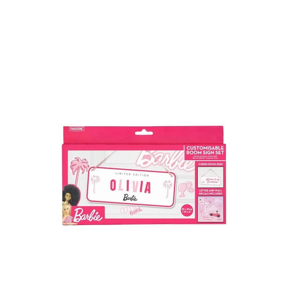 Paladone: Barbie - Customisable Room Sign Set (PP11568BR)
