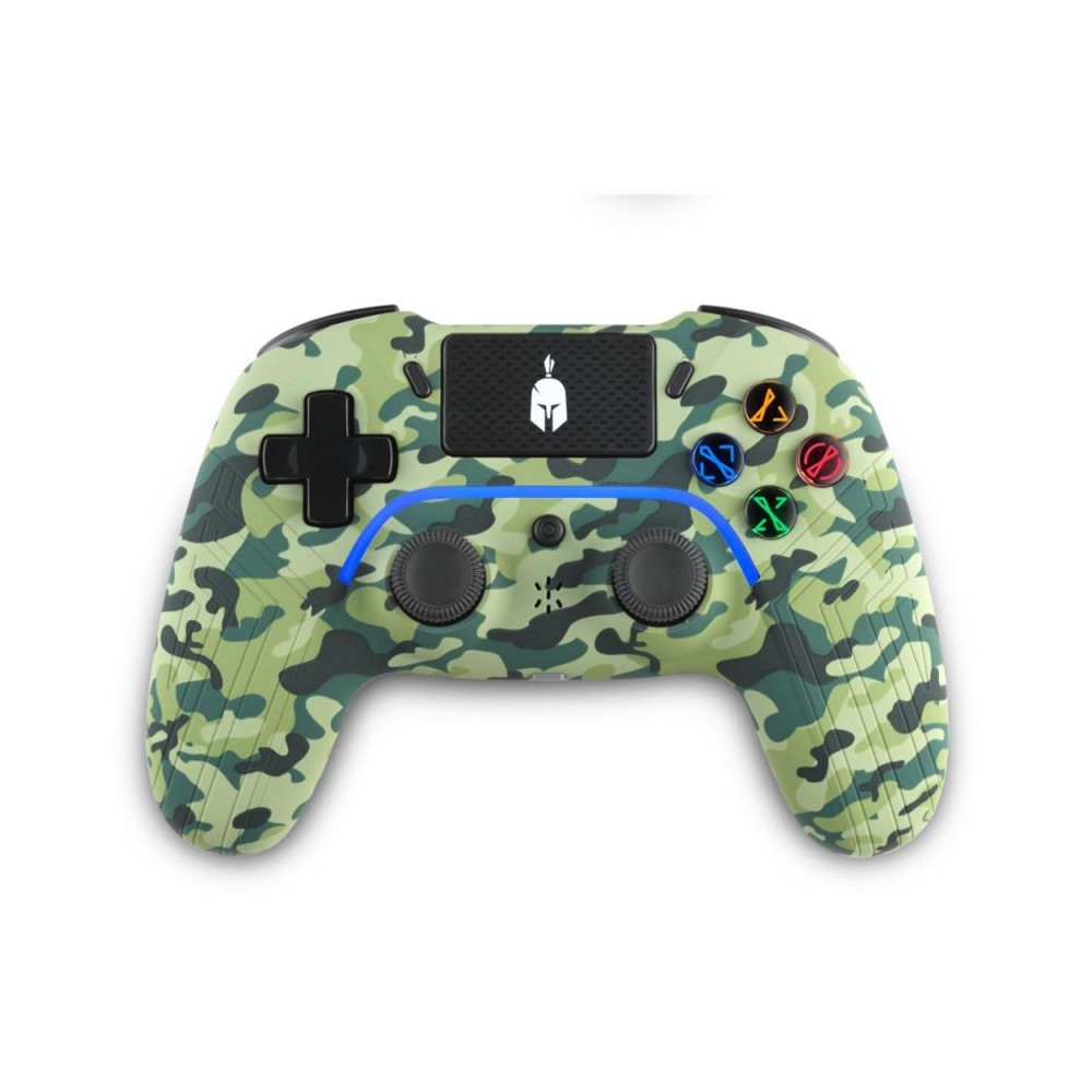Spartan Gear - Aspis 4 Wired &amp; Wireless Controller (compatible with PC [wired] and playstation 4 [wireless]) (colour: Green Camo)