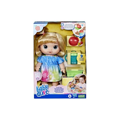Hasbro Baby Alive: Fruity Sips Apple Blonde Hair Doll (F7356)