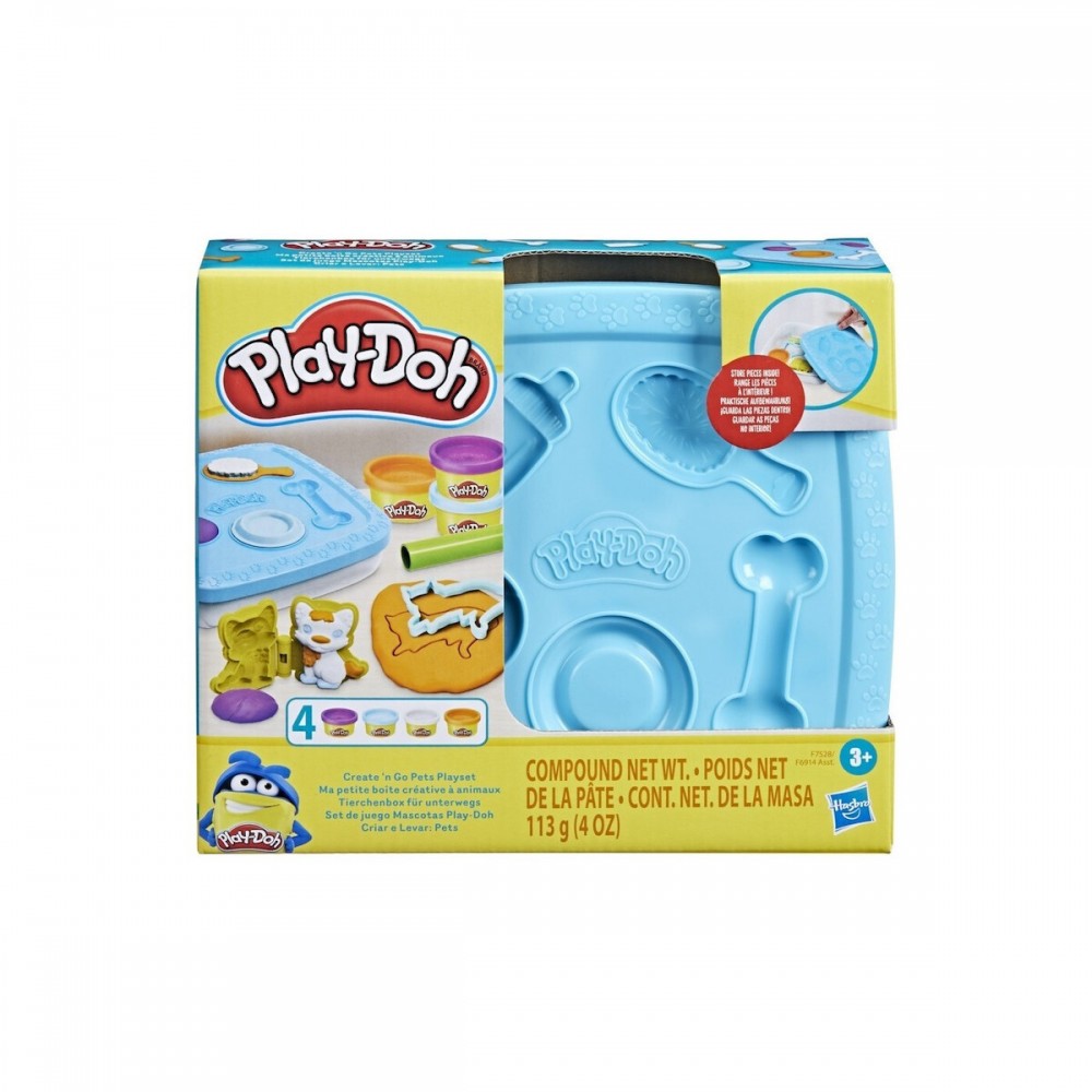 Hasbro Play-Doh: Create n Go Pets Playset (F7528)