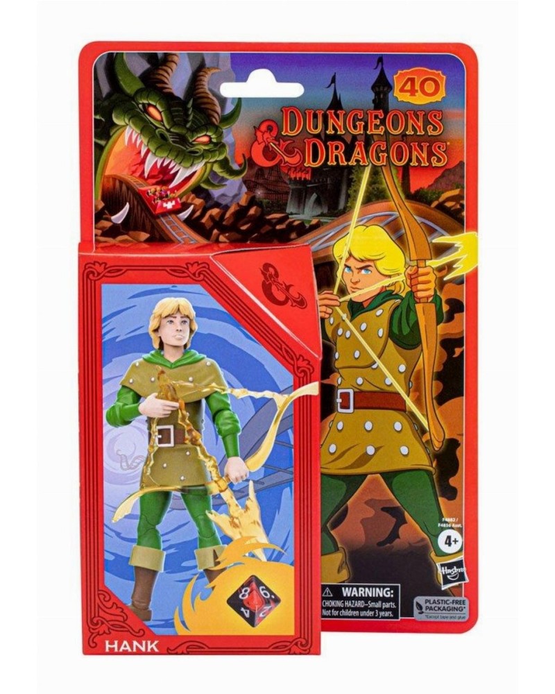 Hasbro Fans - Dungeons  Dragons Retro Collection: Hank Action Figure (15cm) (Excl.) (F4882)