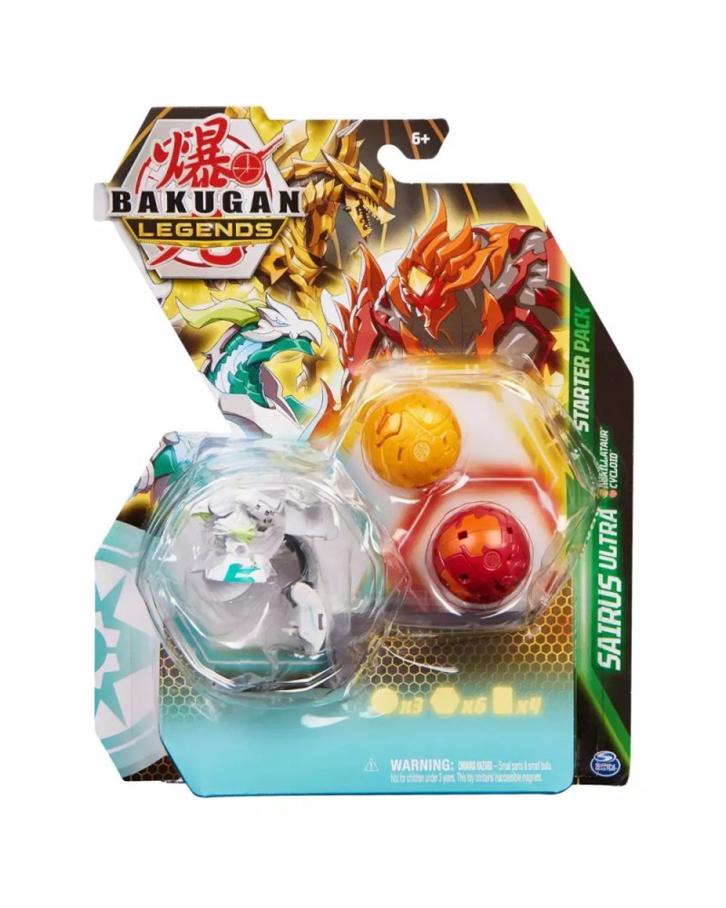Spin Master Bakugan Legends: Sairus Ultra - Auxillataur  Cycloid Starter Pack (20140287)