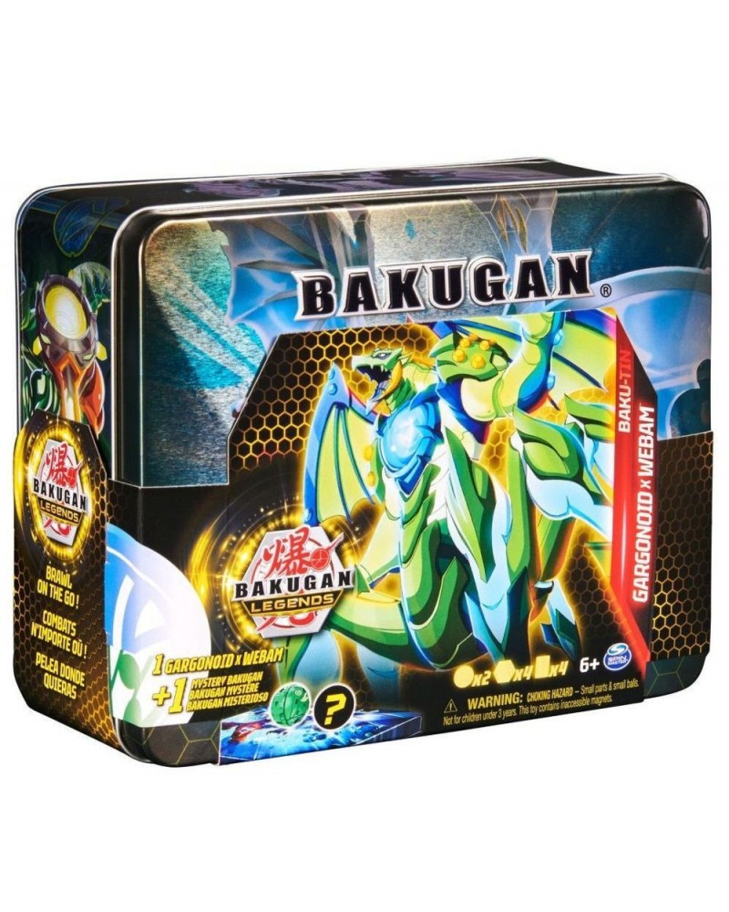 Spin Master Bakugan Legends: Baku-tin - Garganoid X Webam (6066256)