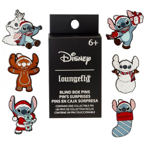 Loungefly Disney: Lilo  Stitch - Holiday Mystery Box Pin Set (WDPN3215)