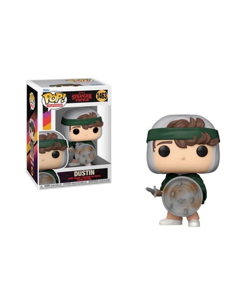 Funko Pop! Television: Stranger Things - Dustin (with Shield)​​ #1463 Vinyl Figure