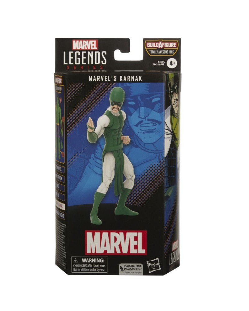 Hasbro Marvel Legends Series Build a Figure Totally Awesome Hulk: Marvels Karnak Action Figure (15cm) (Excl.) (F3684)