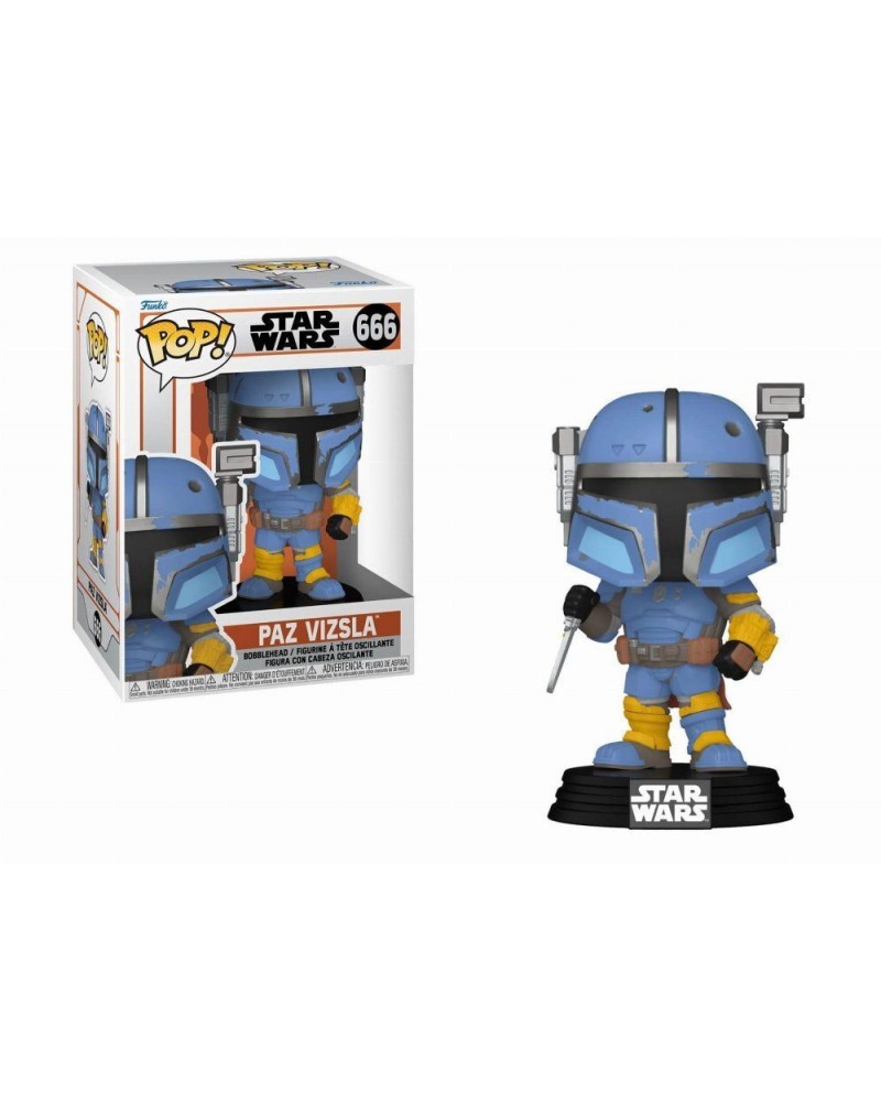 Funko Pop! Disney Star Wars: The Mandalorian - Paz Vizsla #666 Bobble-Head Vinyl Figure