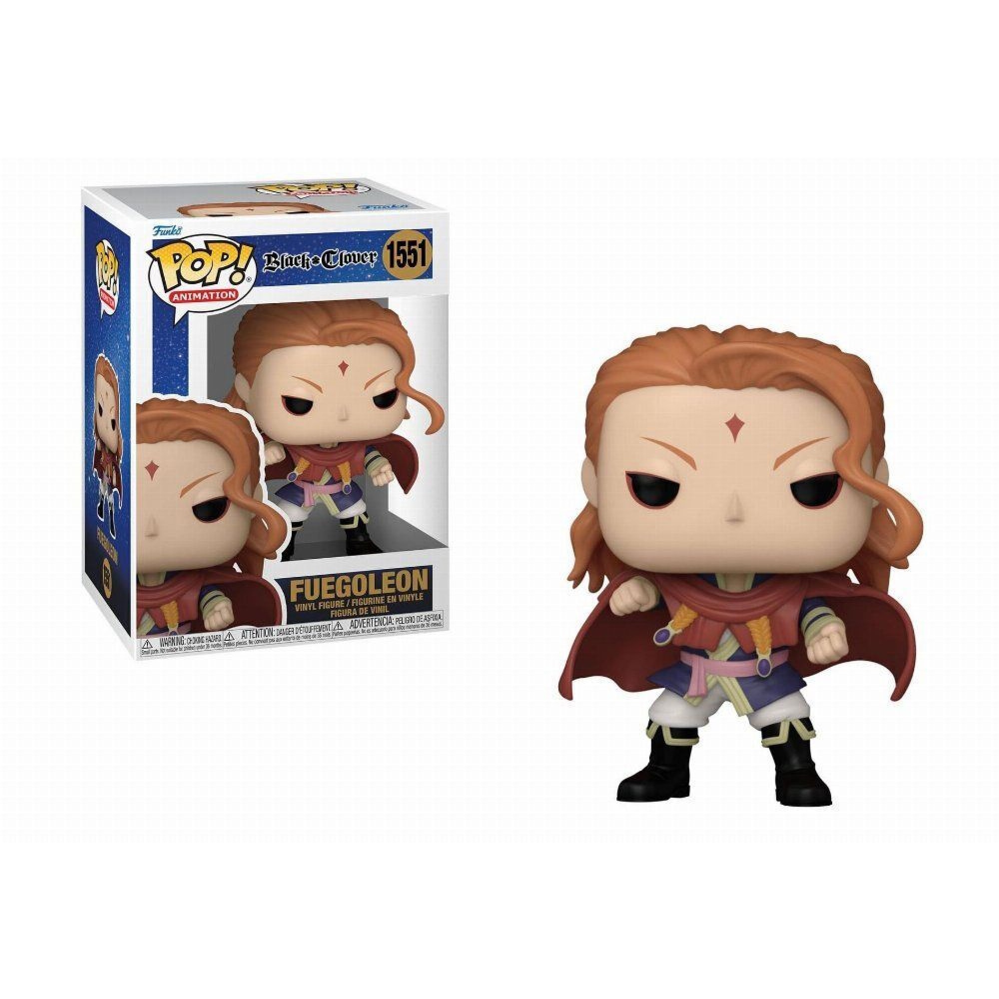 Funko Pop! Animation: Black Clover - Fuegoleon #1551 Vinyl Figure