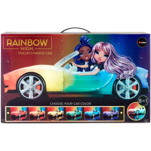 MGA Rainbow High: Color Change Car (574316EUC)