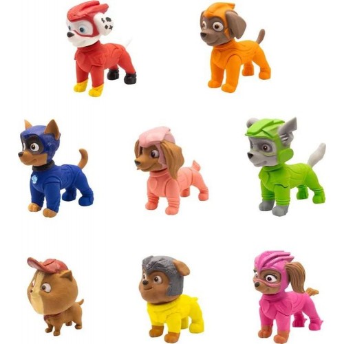 P.M.I. Paw Patrol: The Mighty Movie - 3D Puzzle Eraser 1 Pack Figure Blind Box (5cm) (Random) (PAWM1210)