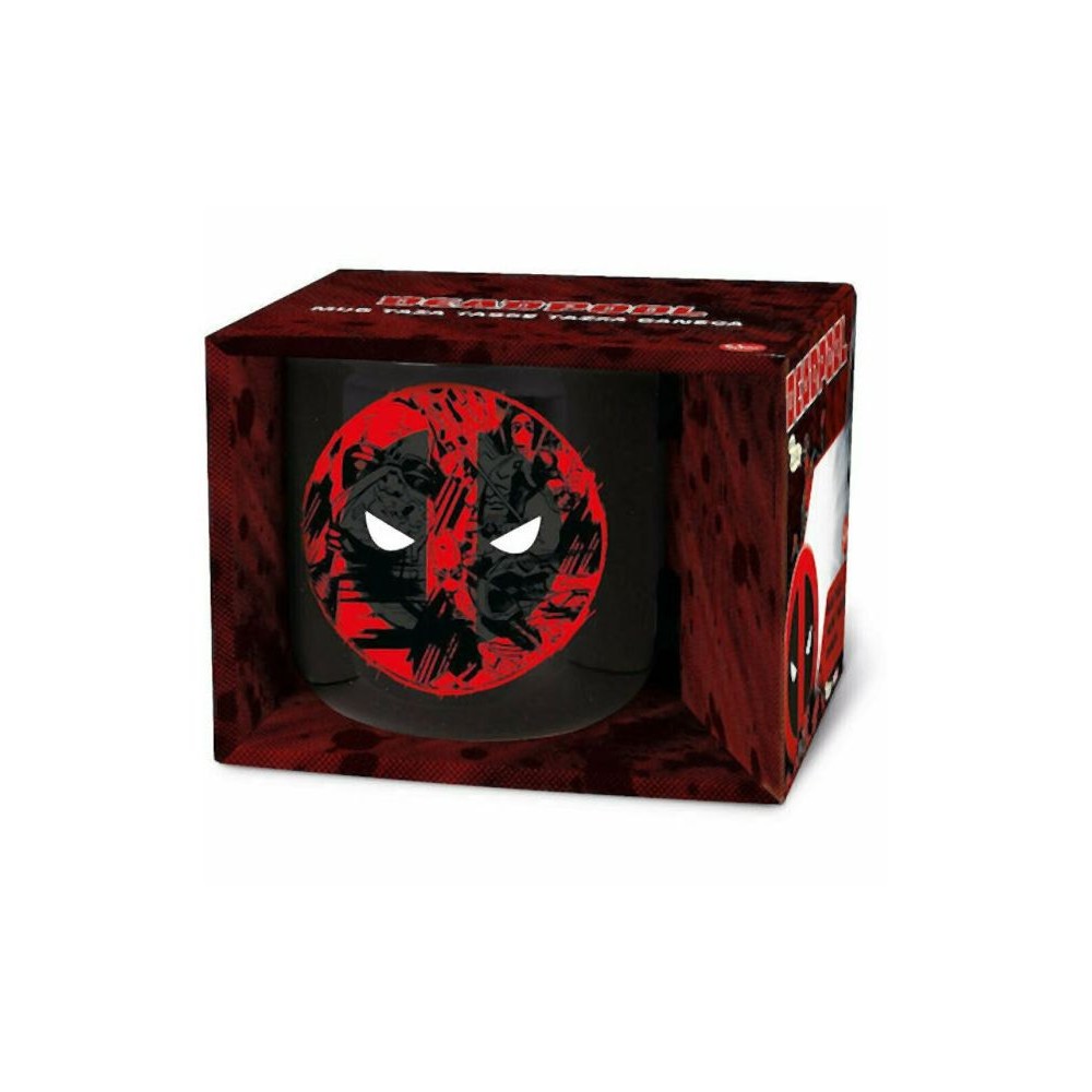 Stor Deadpool Ceramic Breakfast Mug in Gift Box (400ml) (11972)