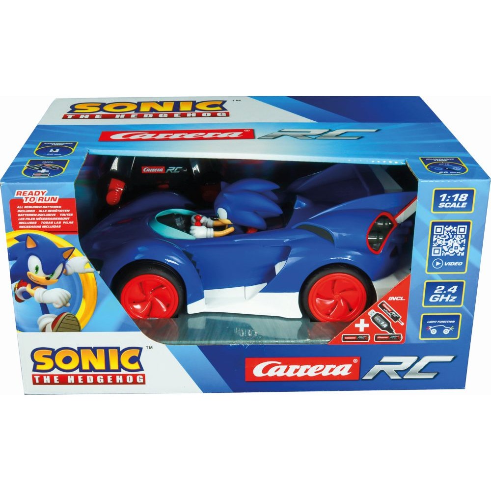 Carrera R/C Car: 2,4GHz Team Sonic Racing - Sonic (Performance Version) - 1:18 (370201063)