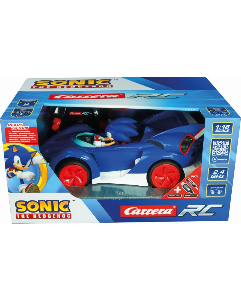 Carrera R/C Car: 2,4GHz Team Sonic Racing - Sonic (Performance Version) - 1:18 (370201063)