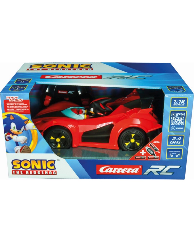Carrera R/C Car: 2,4GHz Team Sonic Racing - Shadow (Performance Version) - 1:18 (370201064)