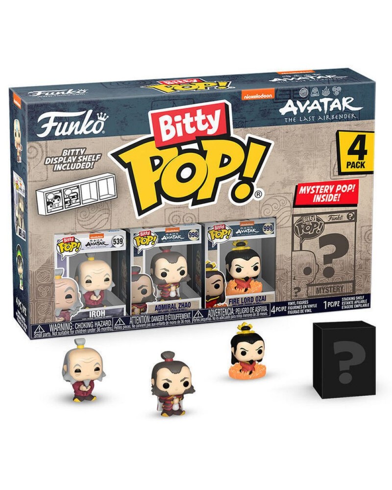 Funko Bitty Pop! 4-Pack: Avatar: The Last Airbender - Iroh Vinyl Figures