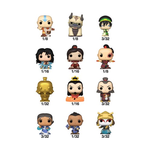 Funko Bitty Pop! Avatar Mystery Mini Figure (36 Pieces PDQ) (Blind Bag/Random) Vinyl Figures
