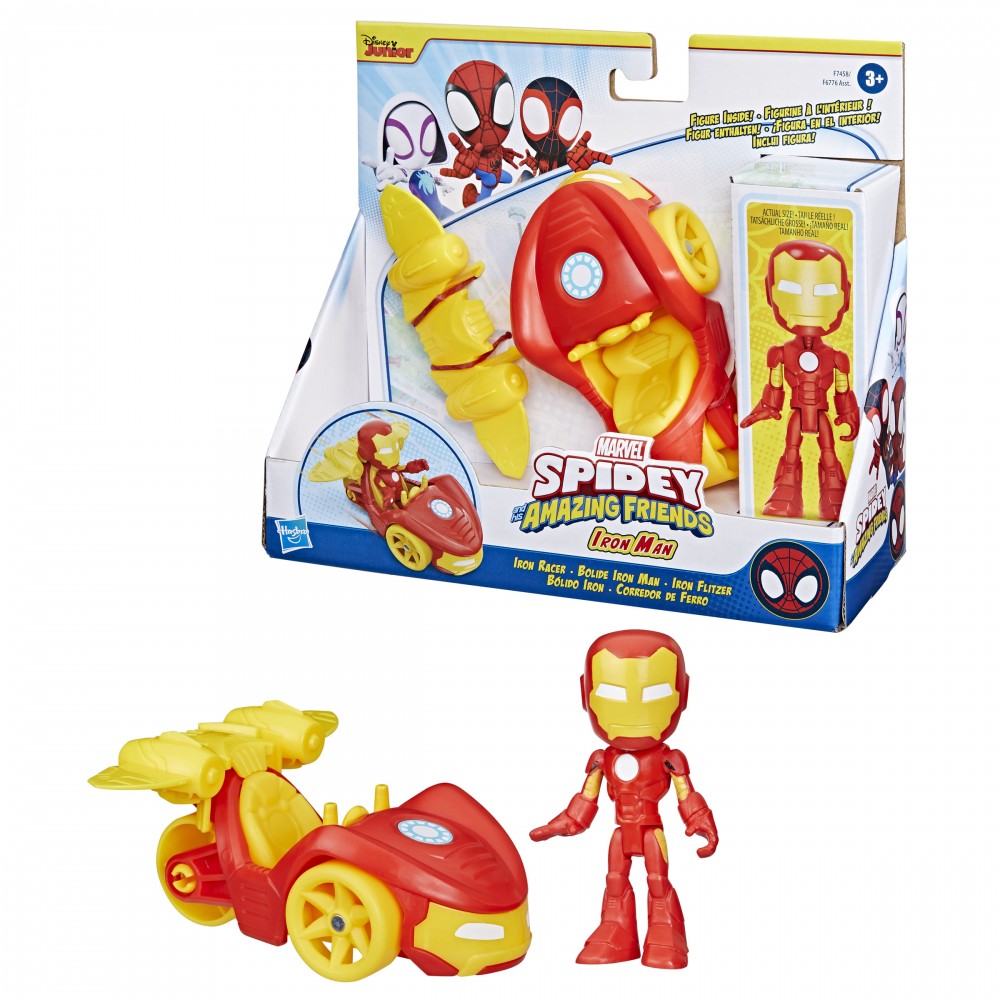 Hasbro Marvel: Spidey and his Amazing Friends - Iron Man  Iron Racer (F7458)