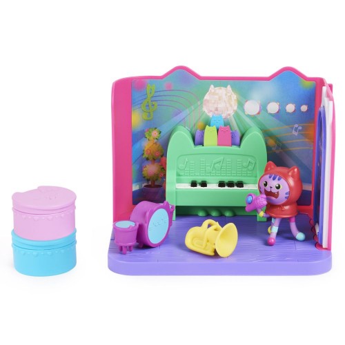 Spin Master Gabbys Dollhouse: Daniel James Catnip Groovy Music Room - Music Deluxe Room Set (6065830)