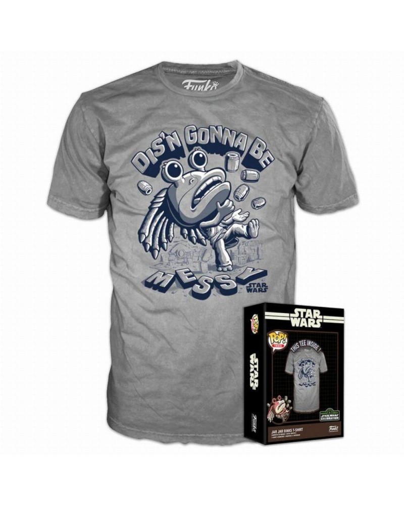 Funko Boxed Tee: Star Wars: The Phantom Menace Anniversary - Jar Jar Bink T-Shirt (L)