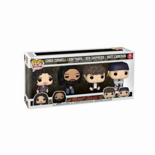 Funko Pop! 4-Pack Rocks: Soundgarden - Chris Cornell/Kim Thayil/Ben Shepherd/Matt Cameron Vinyl Figures