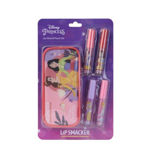 Lip Smacker Disney Princess: Lip Gloss  Pouch Set (1510678E)
