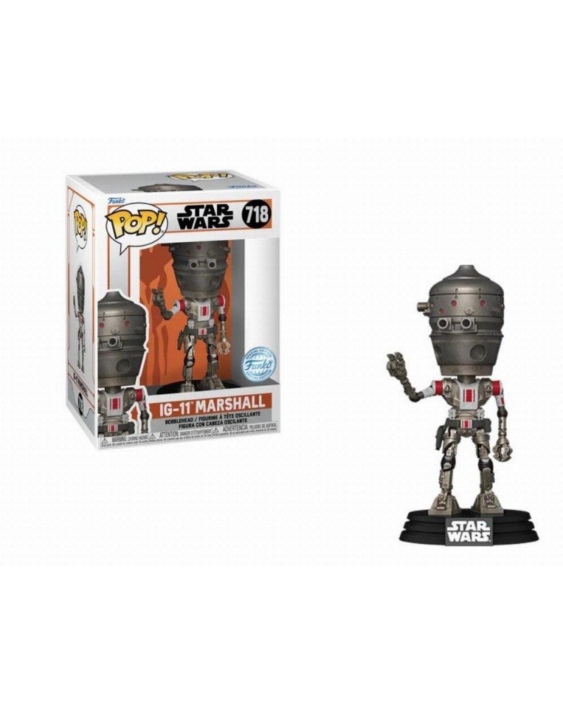Funko Pop! Star Wars: The Mandalorian S10 - Marshal (Special Edition) #718 Bobble-Head Vinyl Figure